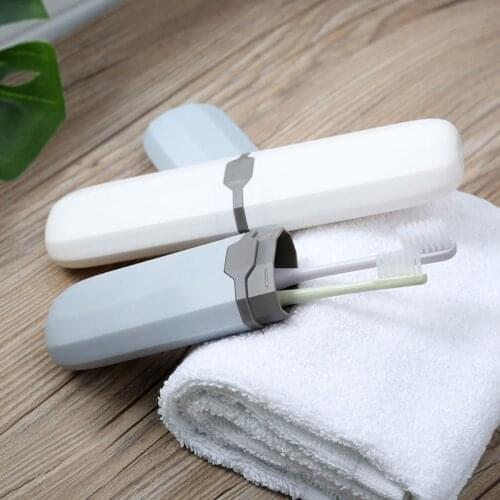 1Pc practical Travel Portable Toothbrush Toothpaste Holder Storage Box Case Pencil Container toothbrush organizer bathroom tools