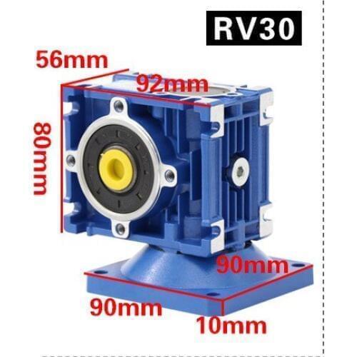 90W worm gear motor RV30 single-phase 220v AC speed motor torque positive and negative electric motor
