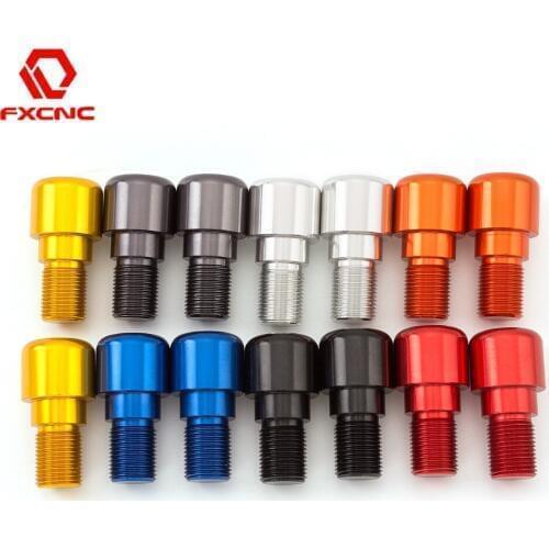 7/8" CNC Aluminum Universal Motorcycle Grips Bar Ends Handlebars Caps For Yamaha MT-09 MT 09 MT-07 MT07 2014 - 2016 FZ-07 FZ07