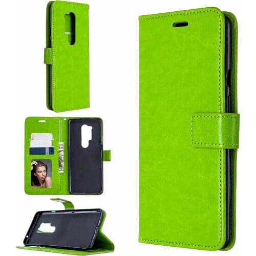 10pcs/lot Crazy Horse Wallet Leather PU TPU phone case for Huawei P40 lite pro E P smart 2019 enjoy 10E Nova 6 6SE honor 30s