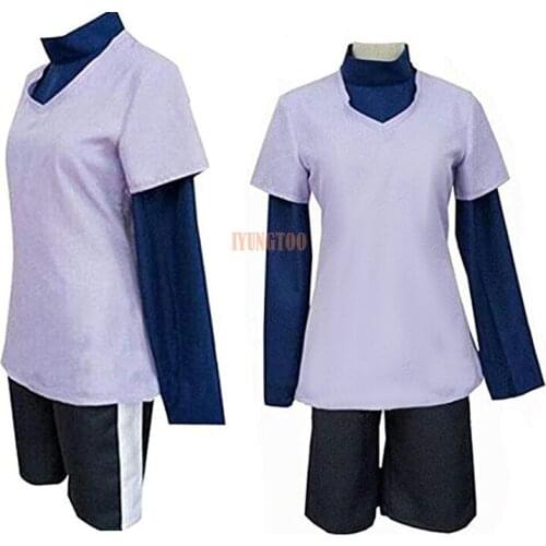 Anime Hunter x Hunter Killua Zoldyck Cosplay Costume Custom Made Cosplay suit Killua Zoldyck uniform
