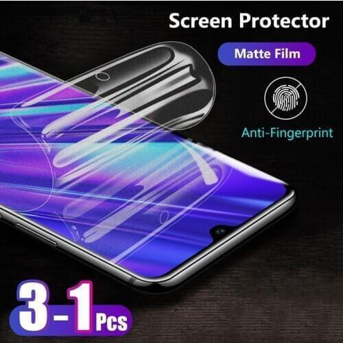 Matte Soft Hydrogel Film For Oppo Realme C3 3 cameras Narzo 10A No Fingerprint Frosted Game Full Cover Screen Protector No Glass