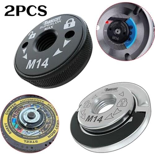 2Pcs Flange Nut Set Tools For DeWalt, Bosch, Metabo, Hilti And Of Course For All Angle Grinding Machines Not Mentioned Brand New