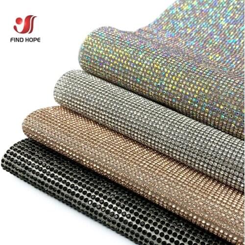 24*40cm 21000pcs/Sheet Rhinestone Adhesive Rhinestone Trim Luxurious Crystal Stickers for DIY PC Phone Case Shoes Car Decoration