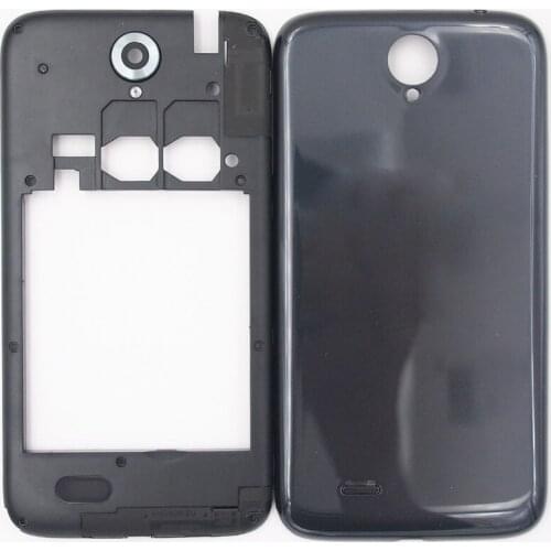 BaanSam New Middle Frame Battery Door Back Cover Housing Case For Lenovo A850 5.5 Inch With Antenna+Camera Lens