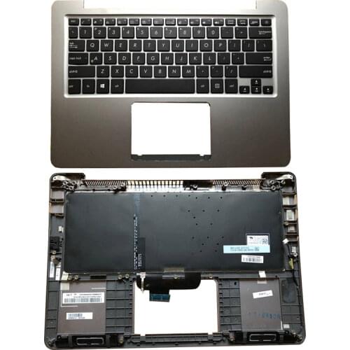 95% NEW Laptop For Asus U4000U U4000UQ U310U UX310 RX310 RX410 U410UV Palmrest Upper Case US Backlit Keyboard
