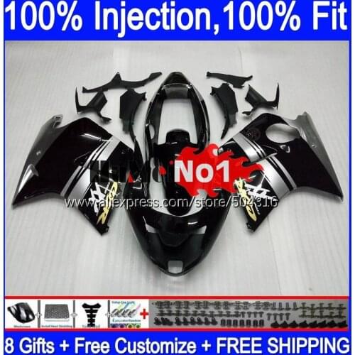 Blackbird For HONDA CBR 1100 XX CBR1100XX Silver black 92MC.6 CBR1100XX 1996 1997 1998 1999 2000 2001 96 97 98 99 00 01 Fairing