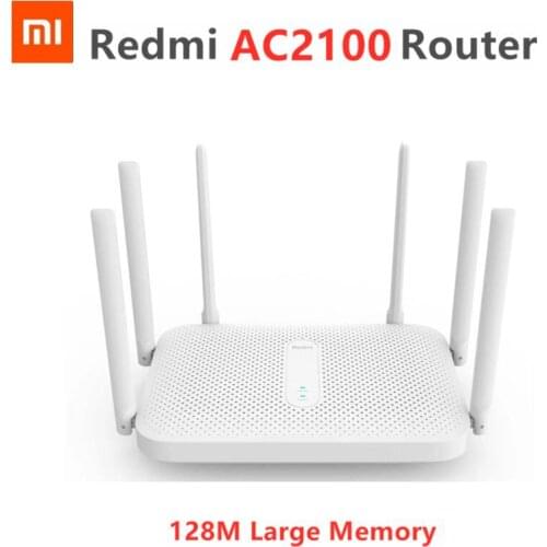 Original Xiaomi Redmi AC2100 Router Gigabit 2.4G 5.0GHz Dual-Band 2033Mbps Wireless Router Wifi Repeater 6 High Gain Antennas