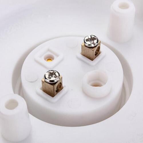 Round E27 Screw Socket Environmental Protection Plastic Bulbs Light Lamp Holder Resistance High Accessories Aging Temperatue