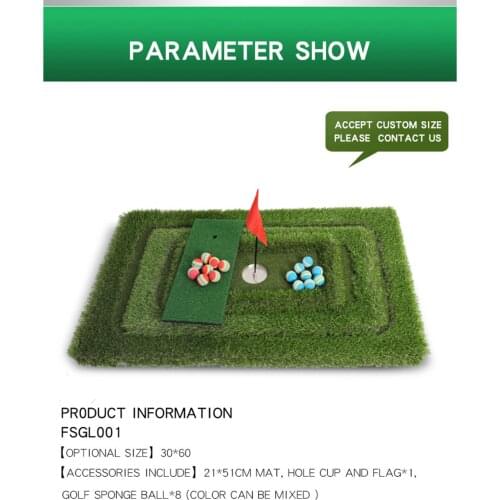 Floating Golf Putting Green Trainer Practice Mat Indoor Swimming Pool Sports