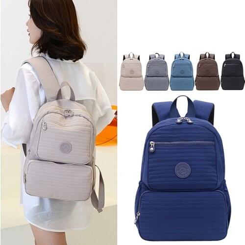 Daily Casual Summer Small Backpack Women Nylon Fabric Mini One-shoulder Backpack Bag for Women Teenager Girl