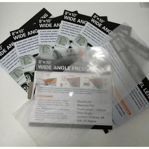 Wide Angle Fresnel sticker Lens Reversing Enlarge View Angle Optical Parking Blind Spot