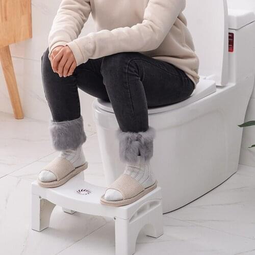 Folding Squatting Stool Non-Slip Toilet Foot Stool Potty Footstool Toilet Stool
