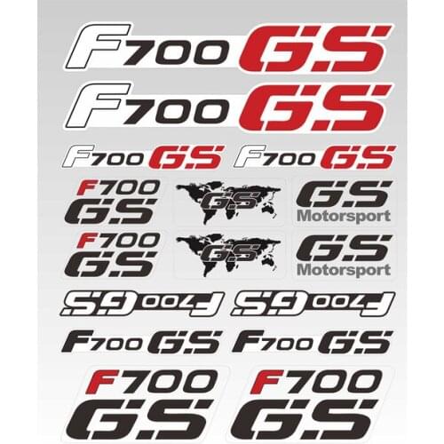Motorcycle Reflective Body Waterproof Body Fuel Tank Tail Box Decals Stickers Kit For BMW F700GS F700 GS f700gs High Quality