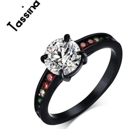 Кольца с фианитами для женщин Tassina China At AliExpress