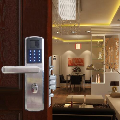 PUTAI liter intelligent voice anti-theft locks fingerprint security door lock genuine mechanical key lock