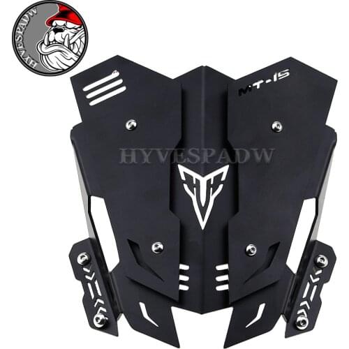 Windscreen Mtkracing for Yamaha Mt-15 MT-15 MT15 2019-2020 Motorcycle Accessories Aluminum Alloy Screen