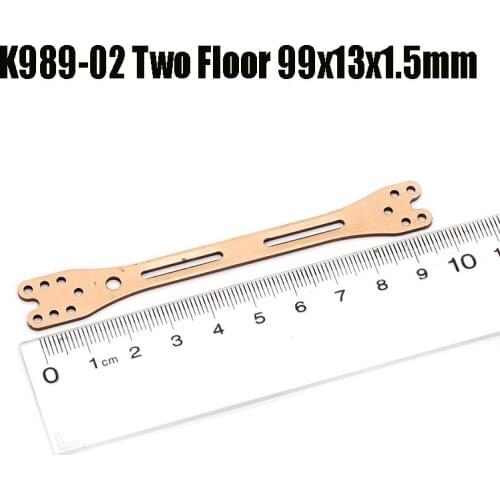 Wltoys 1:28 RC Car Spare parts K989-01 Underbody 127.5*55*1.5mm K989-02 Two Floor 99*13*1.5mm Updrade Carbon Fiber Chassis Kits