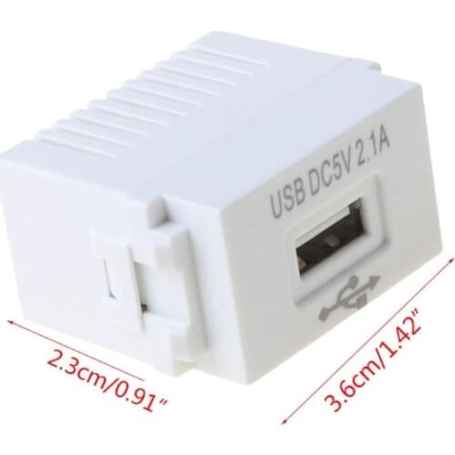 Y98B 128Type 2.1A Mobile Phone Charging Panel USB Power Module 220 V to 5 V 1A USB Interface Adapter Switching Module