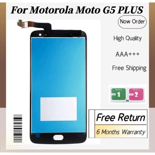100% New LCD Display For Motorola Moto G5 Plus XT1685 XT1680 XT1684 XT1683 touch screen Digitizer Glass Assembly