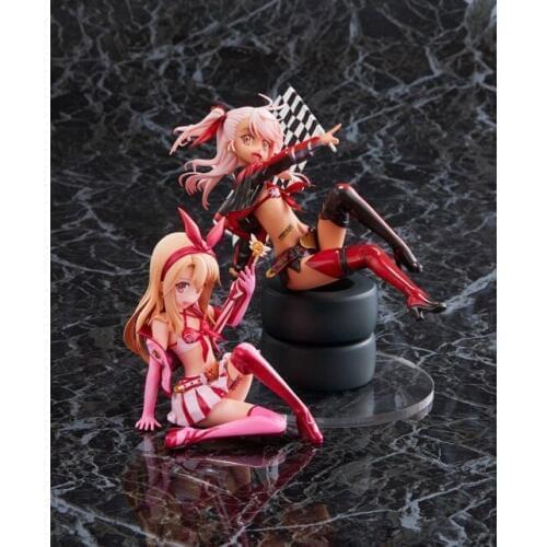 Anime Fate/kaleid liner Illya Priya Racing Chloe Sexy Bunny Girls Pvc Figure Model Toy