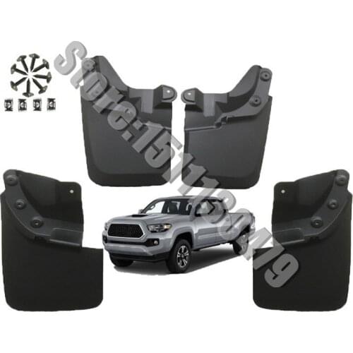 Car Styling for Toyota TACOMA 2017-2020 Mudguard car cover fender soft mudguard protection flap splash mud guard frame