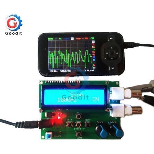 DDS Function Signal Generator Digital LCD Display Module Sine Square Sawtooth Triangle Wave Function Generator 1602