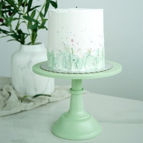 Diameter25cm green cake stand wedding table decorating tools dessert candy bar Cosmetic storage rack for home decoration DGJ048