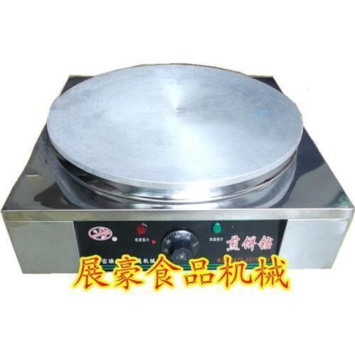 20 kg/h Desktop electric Automatic thermostat Stainless steel pancake machine grain frying machine frying pan 220v/50hz 1.2KW