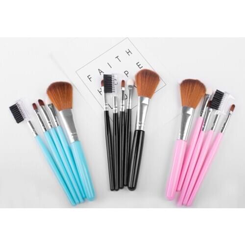 5Pcs Hot Elegant Cosmetic Portable Makeup Brushes Soft Hair Concealer Powder Eye Shadow Blush Beauty Makeup Beginner maquillaje