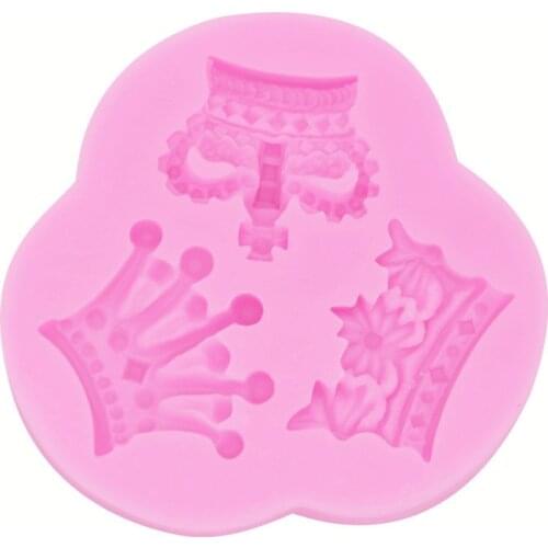 Crown Fondant Cake Silicone Mold DIY Chocolate Baking Tool 15-512