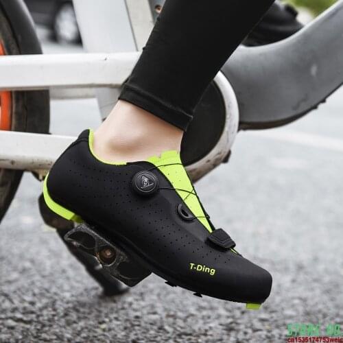 Men Cycling Sneakers MTB Shoes Women Cycling Shoes Breathable Self-Locking Road Bike Shoes Athletic Racing Bicycle Sneakers