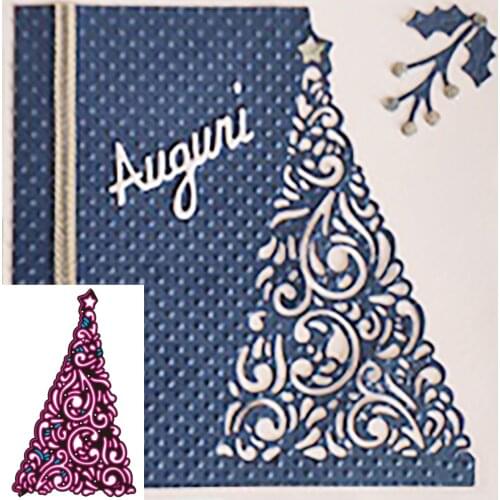 New Christmas Tree metal cutting die scrapbook for photo album paper diy gift card decoration embossed Die Mould