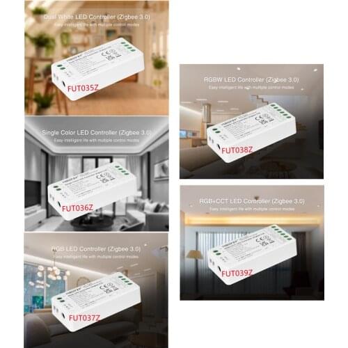 MiBOXER DC12-24V FUT035Z FUT036Z FUT037Z FUT038Z FUT039Z Zigbee Dual White Single Color RGB RGBW RGB+CCT LED Strip Contoller