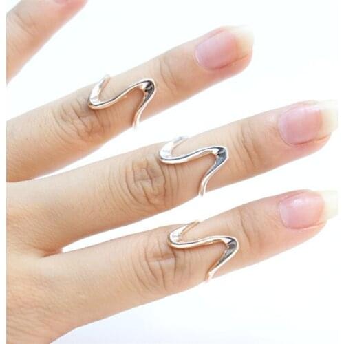 10PCS/lot Trendy Wavy Irregular Rings for women or men Knuckle Ring