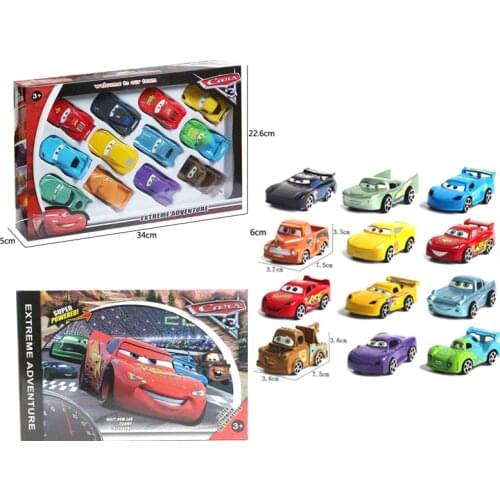 New Disney Pixar Car 3 Lightning McQueen Jackson Storm Mack Uncle Truck 1:55 Diecast Metal Car Model Toy Boy Christmas Gift