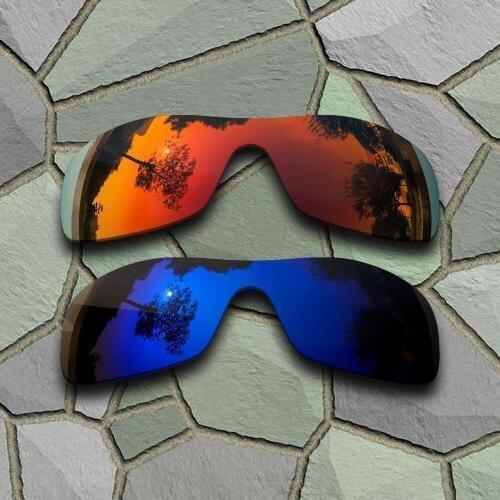 Red Orange&Violet Blue Sunglasses Polarized Replacement Lenses for Oakley Antix