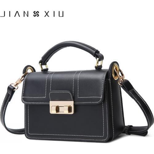 JIANXIU Luxury Handbags Women Bags Designer Handbag Genuine Leather Shoulder Bag Sewing Thread Lock Purse Tote 2019 Hand Bag