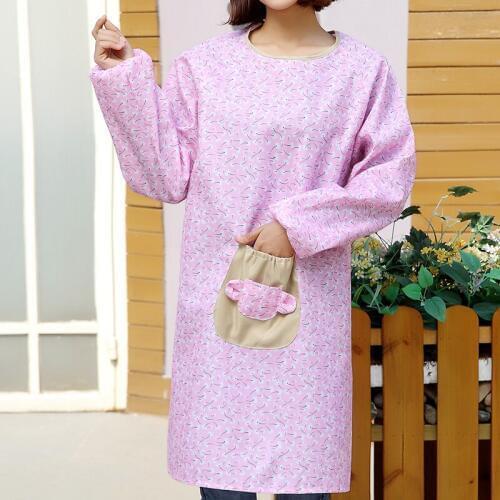 Sinsnan Long Sleeve Aprons For Kitchen