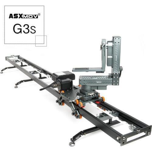 ASXMOV G3S APP control timelapse video stabilizer system camera track rail slider motorized camera dolly slider film equipment