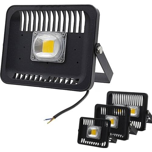 LED Floodlight 220V 50W IP65 Waterproof Flood Light Outdoor Lighting With Waterproof Connector