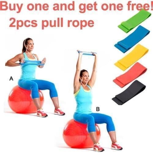 Workout Pilated Exercise Gym Elastic Resistance Bands Pull Up Thick Strong Fitness Rubber Bands Set Crossfit Workout Equipment