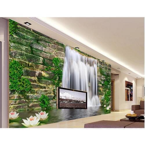 Home Decoration Wallpapers for living room custom 3d wallpaper murals waterfall 3d wallpaper walls