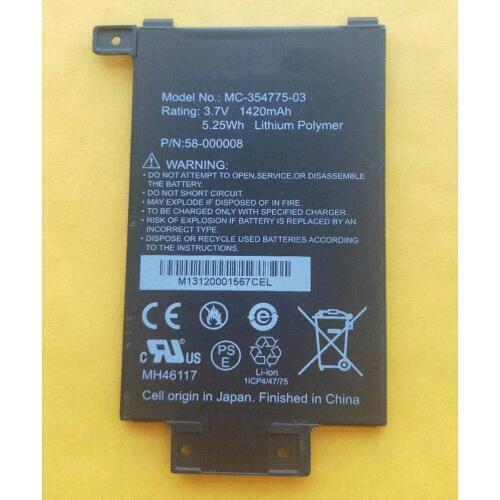 High Capacity 1420mAh/5.25Wh 3.7V 58-000008 Replacement Battery For Kindle PaperWhite EY21 1st KPW1 Tablet Battery