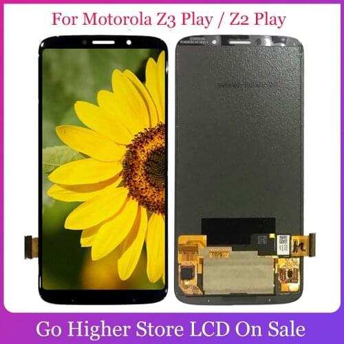LCD For Motorola Z3 Play / Z2 Play Lcd Display Touch Screen Digitizer Glass Assembly Replacment Moto Z2 Play Z3 Play Screen