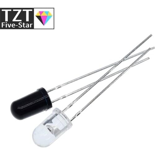 10pairs 5mm 940nm LEDs Infrared Emitter and IR Receiver Diode Diodes 301A