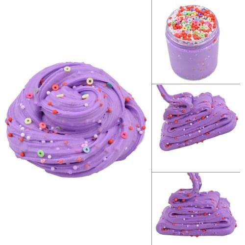 100ml Magic Fluffy Slime Supplies Toys Foam Ball Clay Could Slime Puttys Scented Relieve Stress Kids Clay Toy Antistress Toy 5