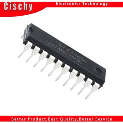 10PCS SN74HC245N DIP20 SN74HC245 DIP 74HC245N DIP-20 74HC245 HD74HC245P new and original IC
