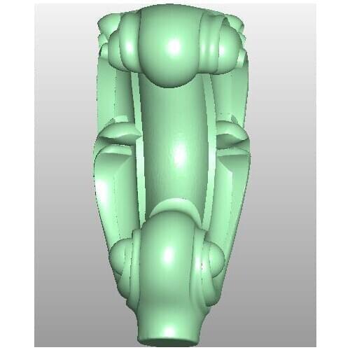 3D model STL format file for cnc router engraving furniture sofa cabinet chair leg pattern Artcam 829