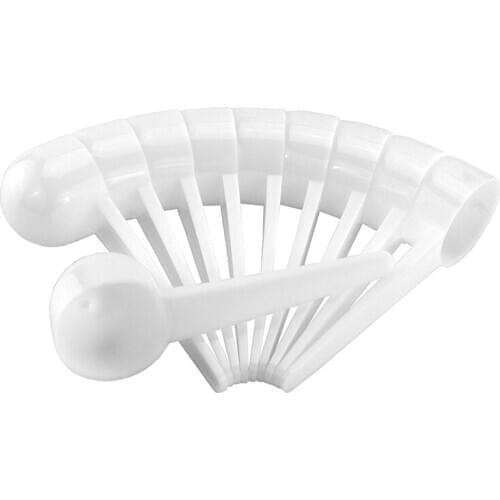 50 Pcs Coffee Scoops Tablespoon Plastic Measuring Spoons, Perfect for Kitchen and Pantry Storage